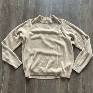 Karen Scott Light Beige Turtleneck Sweater